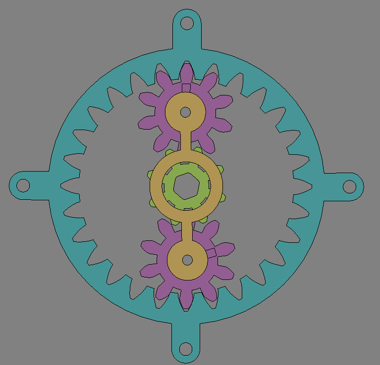 太陽歯車一回転